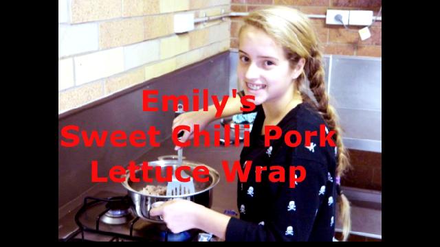 Emilys Chilli Pork Wrap